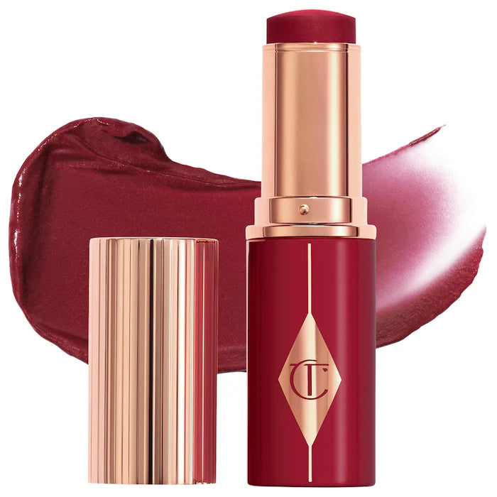 Unreal Lip + Cheek Glow Blush Stick with Hyaluronic Acid - Charlotte Tilbury