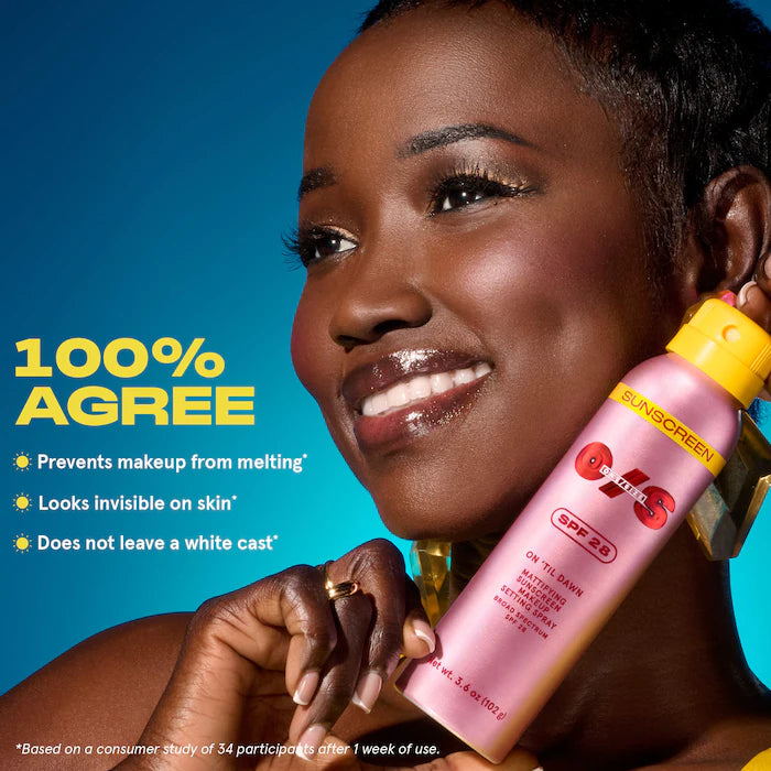 On 'Til Dawn Mattifying Sunscreen Makeup Setting Spray SPF 28 - One Size