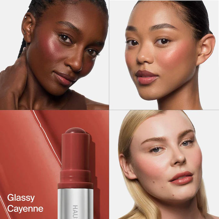 Color Fuse Longwear Hydrating Glassy Lip + Cheek Blush Balm Stick - Haus Labs by Lady Gaga