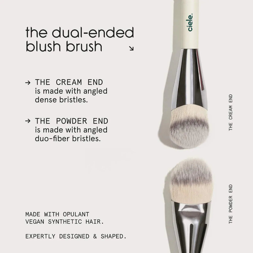 Dual-Ended Blush Brush - Ciele