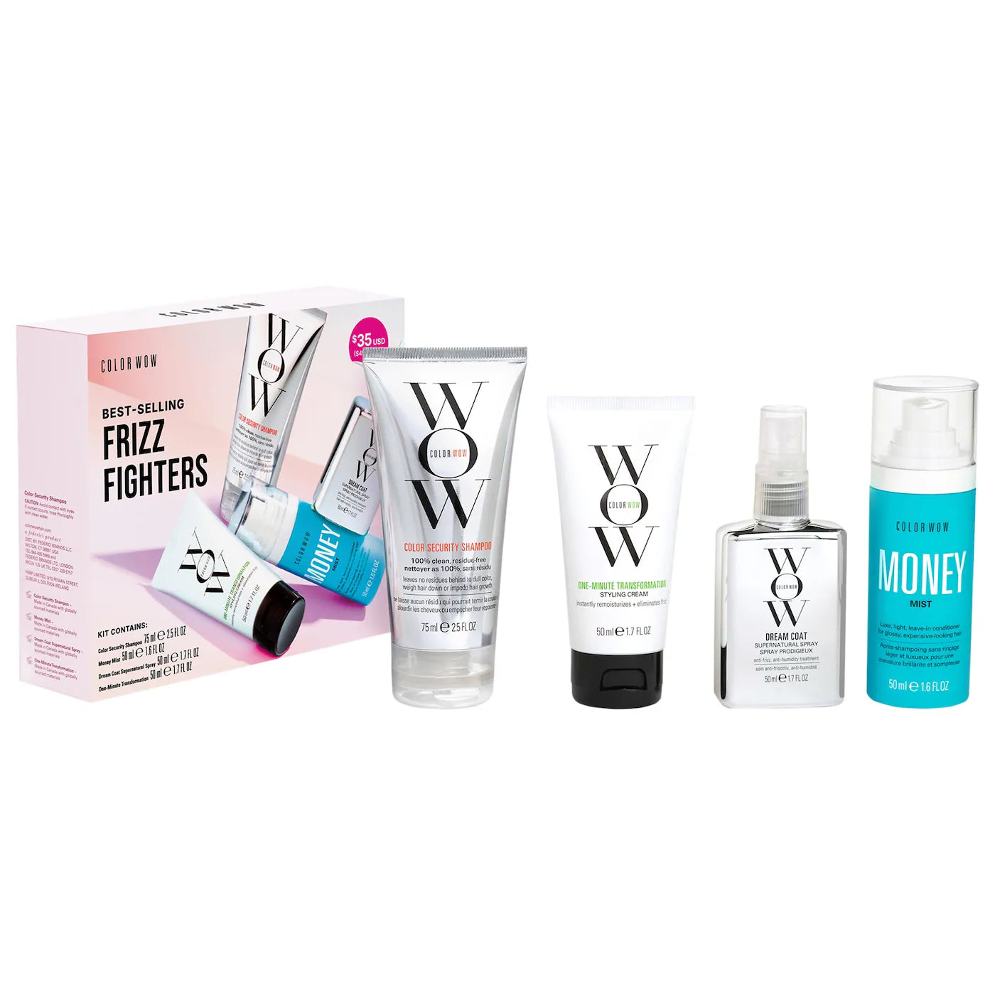 Best-Selling Frizz Fighters Hair Value Set - Color Wow