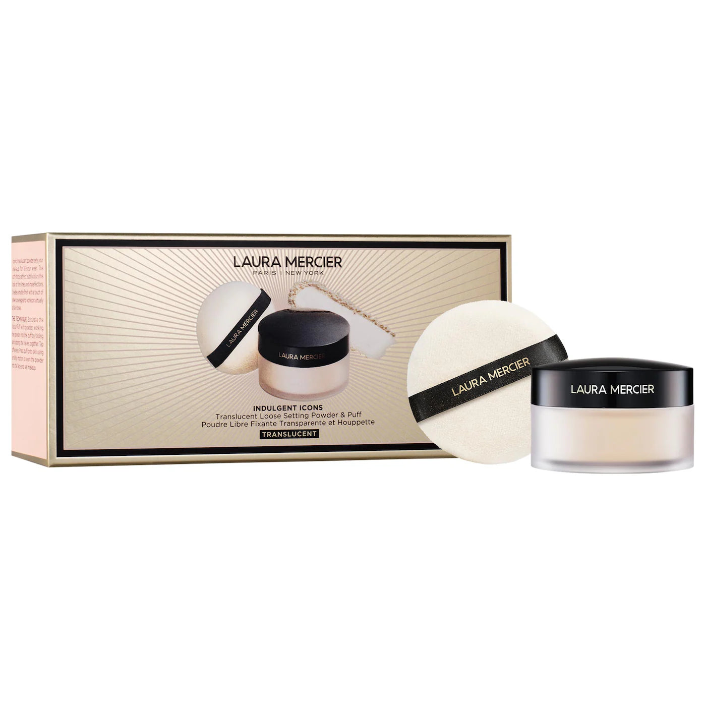 Laura Mercier Indulgent Icons Translucent Loose Powder &amp; Velour Puff Duo Gift Set – LAURA MERCIER