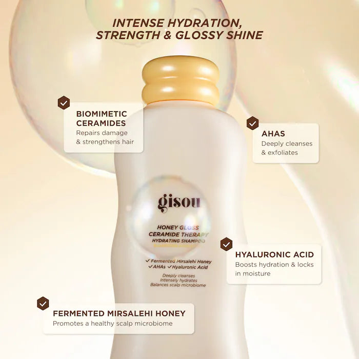 Honey Gloss Ceramide Therapy Hydrating Shampoo - Gisou