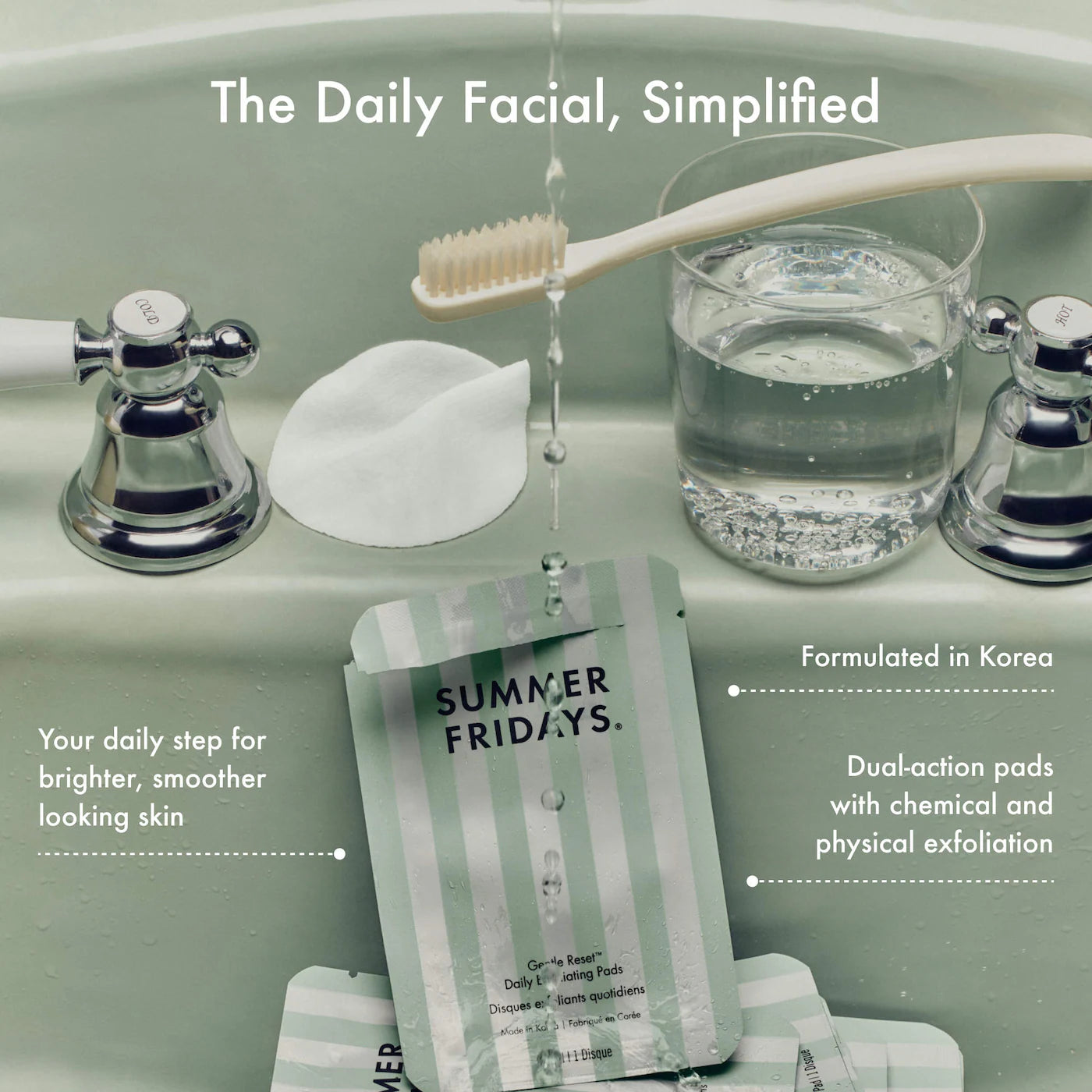 Summer Fridays Gentle Reset Daily Exfoliating Pads to Smooth + Minimize Pores with AHAs – SUMMER FRIDAYS