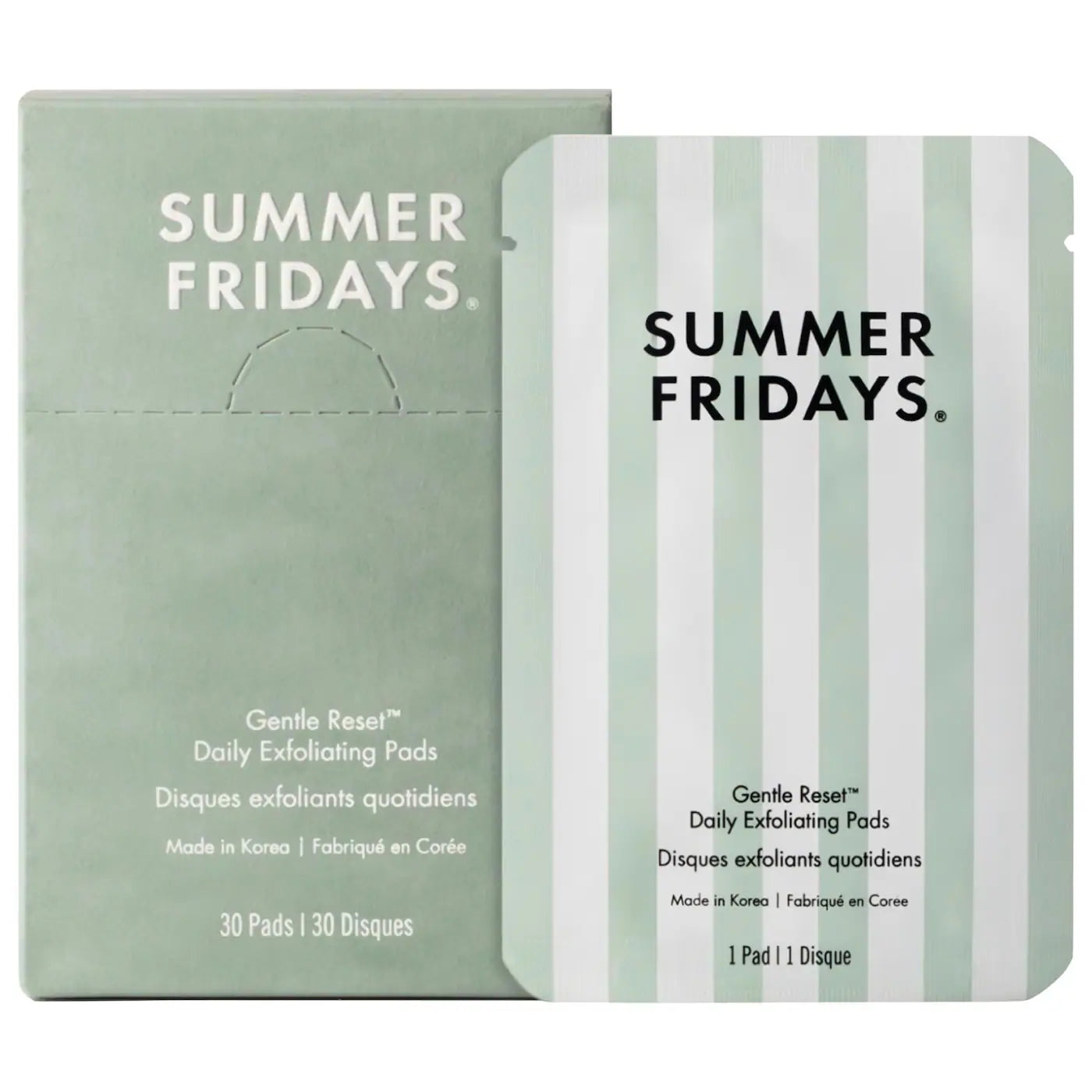 Summer Fridays Gentle Reset Daily Exfoliating Pads to Smooth + Minimize Pores with AHAs – SUMMER FRIDAYS