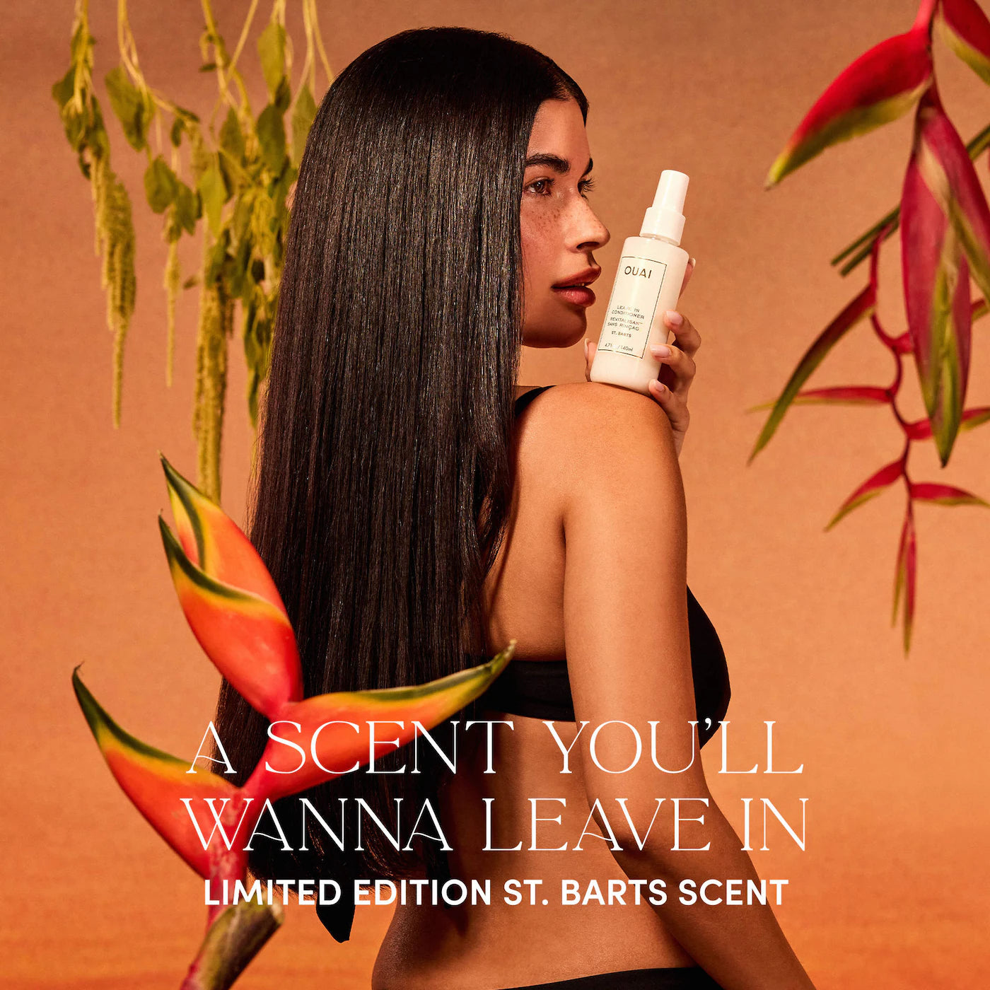 OUAI St. Barts Hair &amp; Body Mist, Leave In Conditioner &amp; Hair Oil Gift Set – OUAI