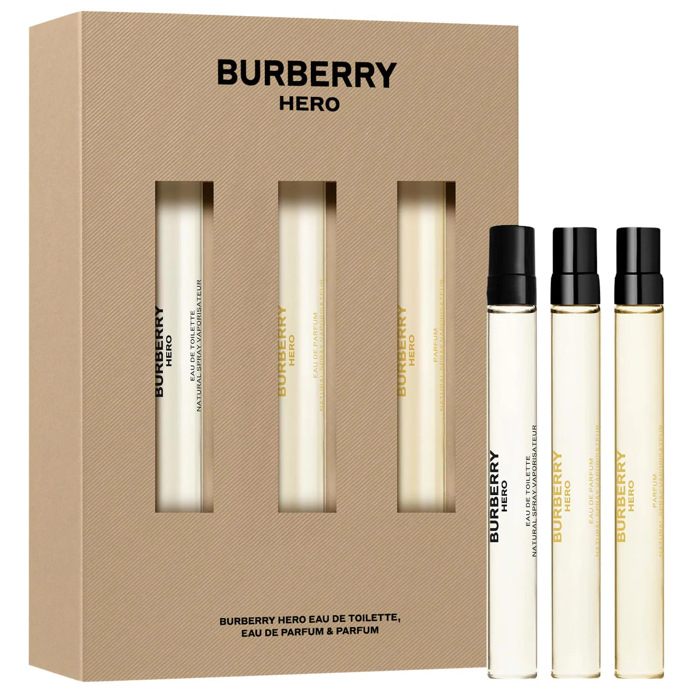 Burberry Hero Men's Travel Spray Trio Gift Set – BURBERRY