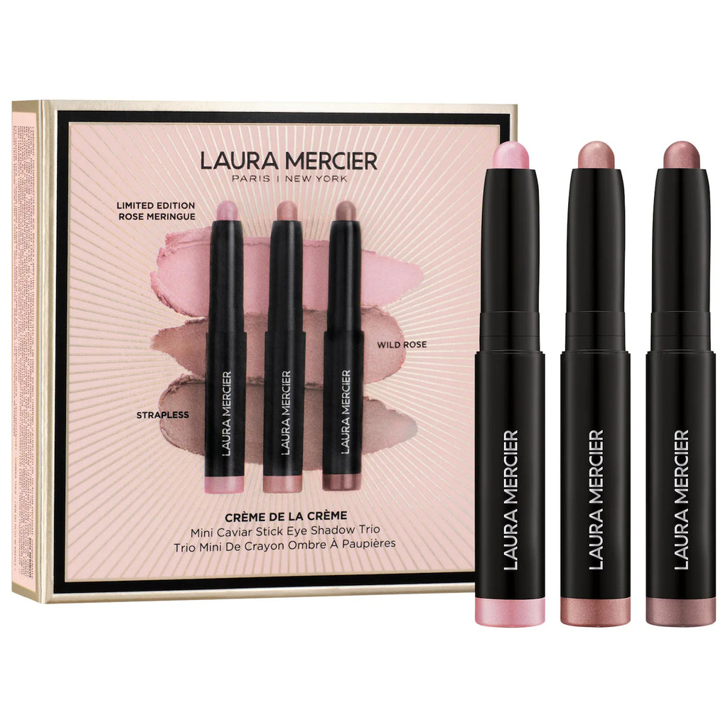 Laura Mercier Mini Crème De La Crème Caviar Stick Eyeshadow Trio Gift Set – LAURA MERCIER
