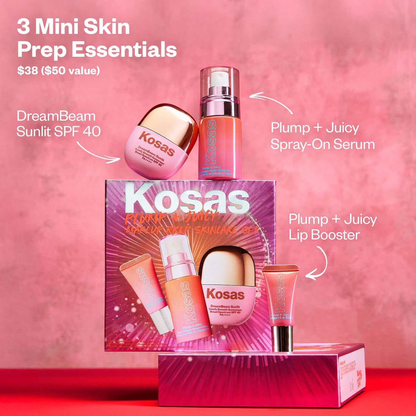 Kosas Plump + Juicy Makeup Prep Skincare Set – KOSAS