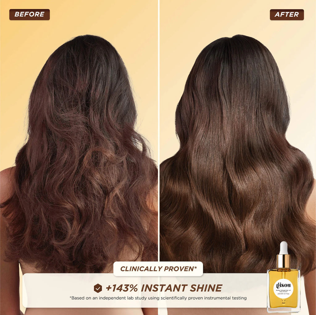 Gisou Glossy &amp; Glazed Hair &amp; Lip Oil Gift Set – GISOU
