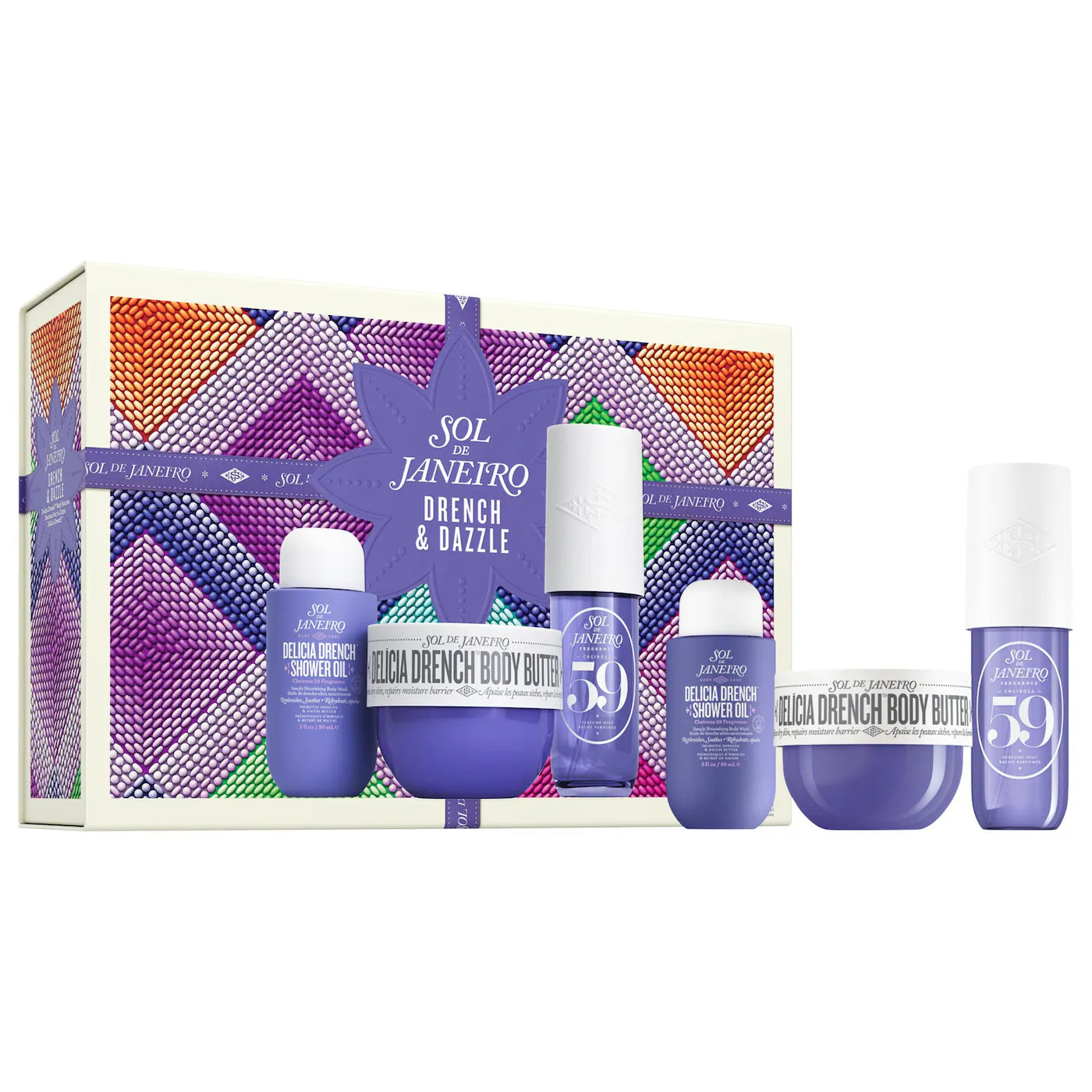 Sol de Janeiro Drench &amp; Dazzle Delícia Drench™ Body Routine Gift Set – SOL DE JANEIRO