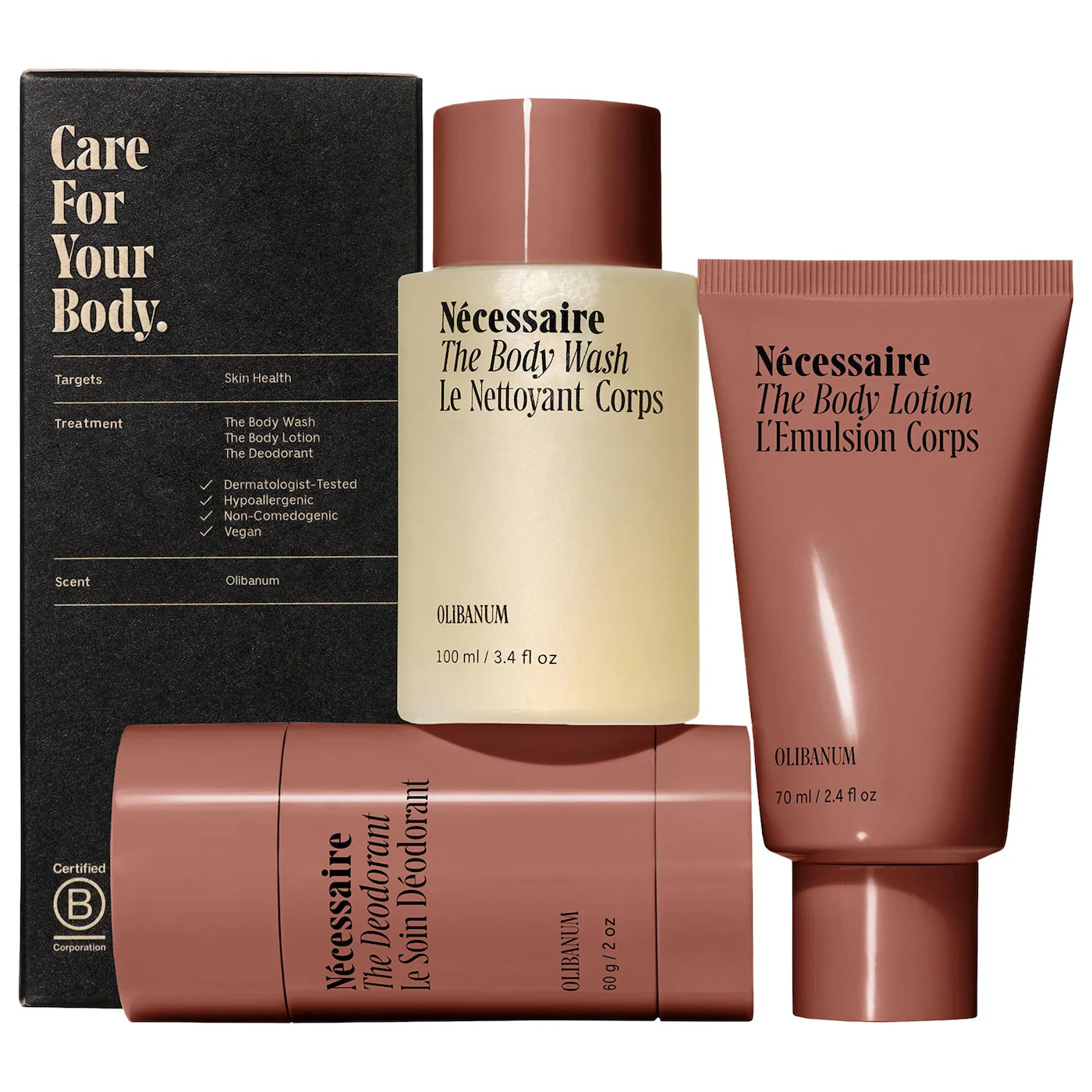 Nécessaire Olibanum Body Essentials Set - Trial + Travel – NÉCESSAIRE