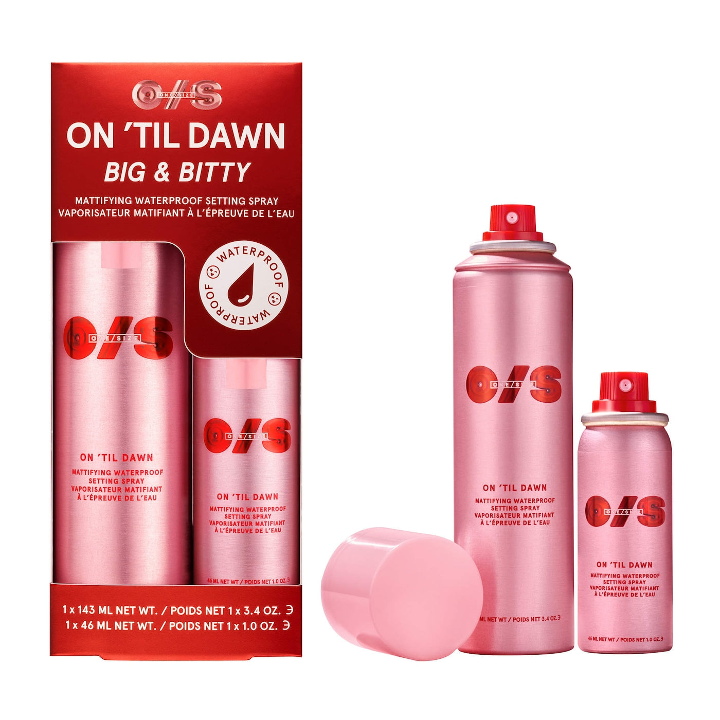 ONE/SIZE by Patrick Starrr On 'Til Dawn Mattifying Waterproof Setting Spray Big &amp; Bitty Duo – ONE/SIZE