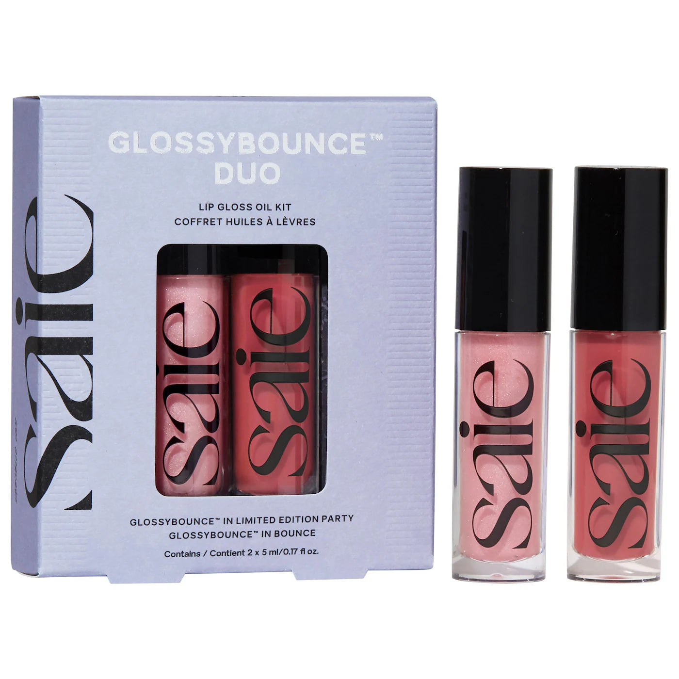 Saie Glossybounce™ Lip Gloss-Oil Duo Gift Set – SAIE