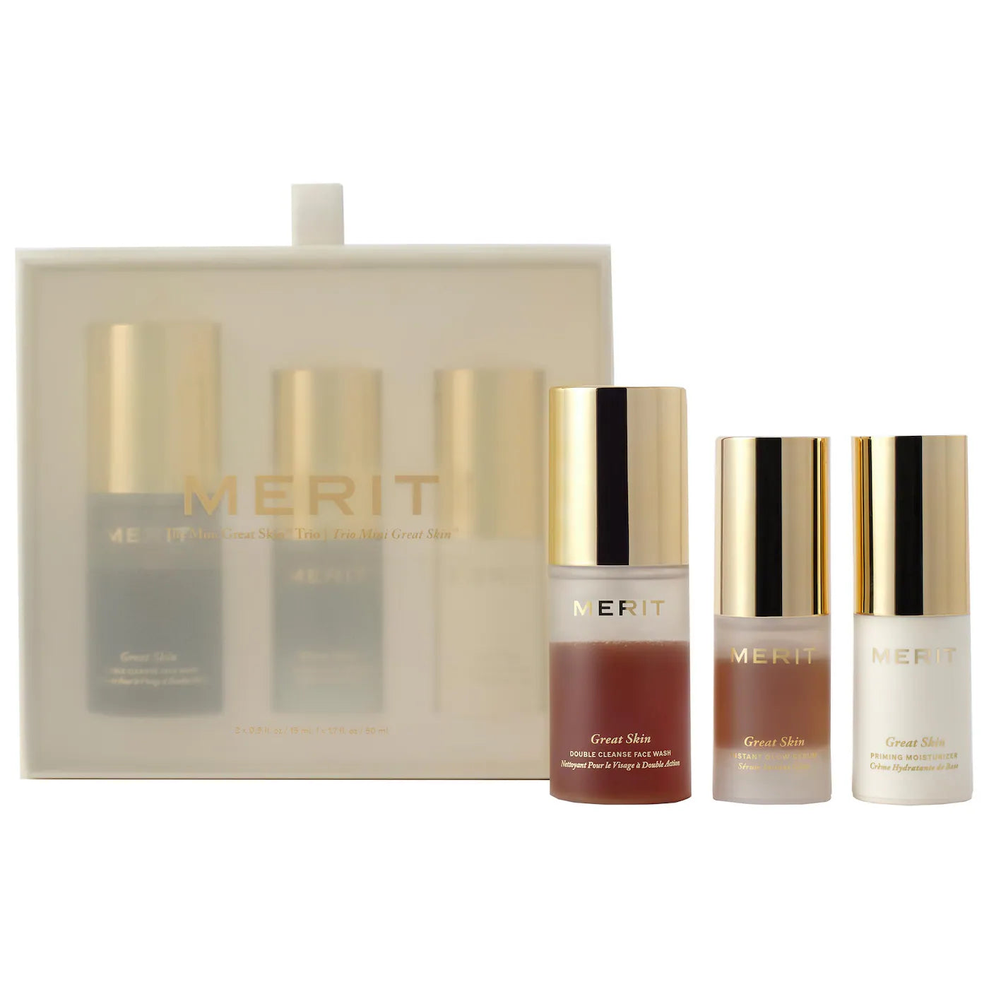 MERIT Mini Great Skin Skincare Essentials Gift Set – MERIT