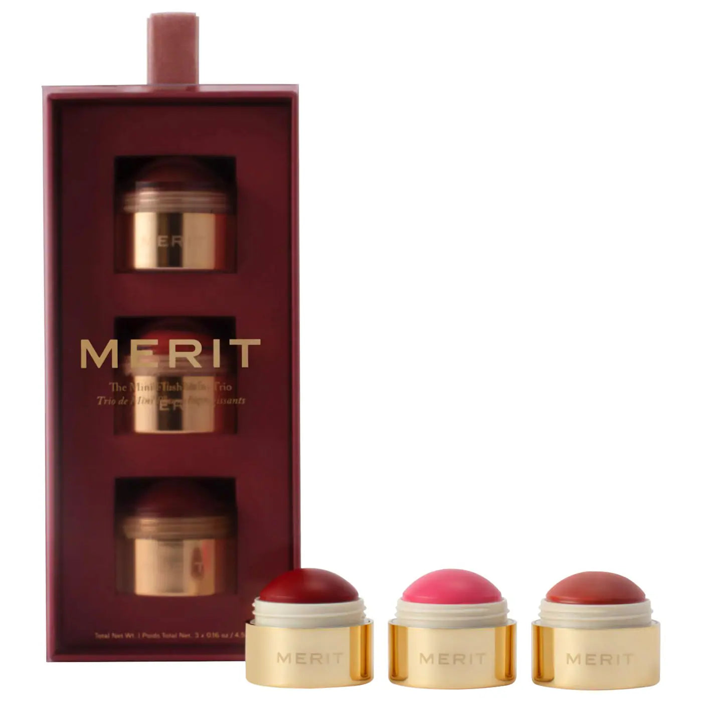 MERIT The Mini Flush Blush Balm Trio – MERIT