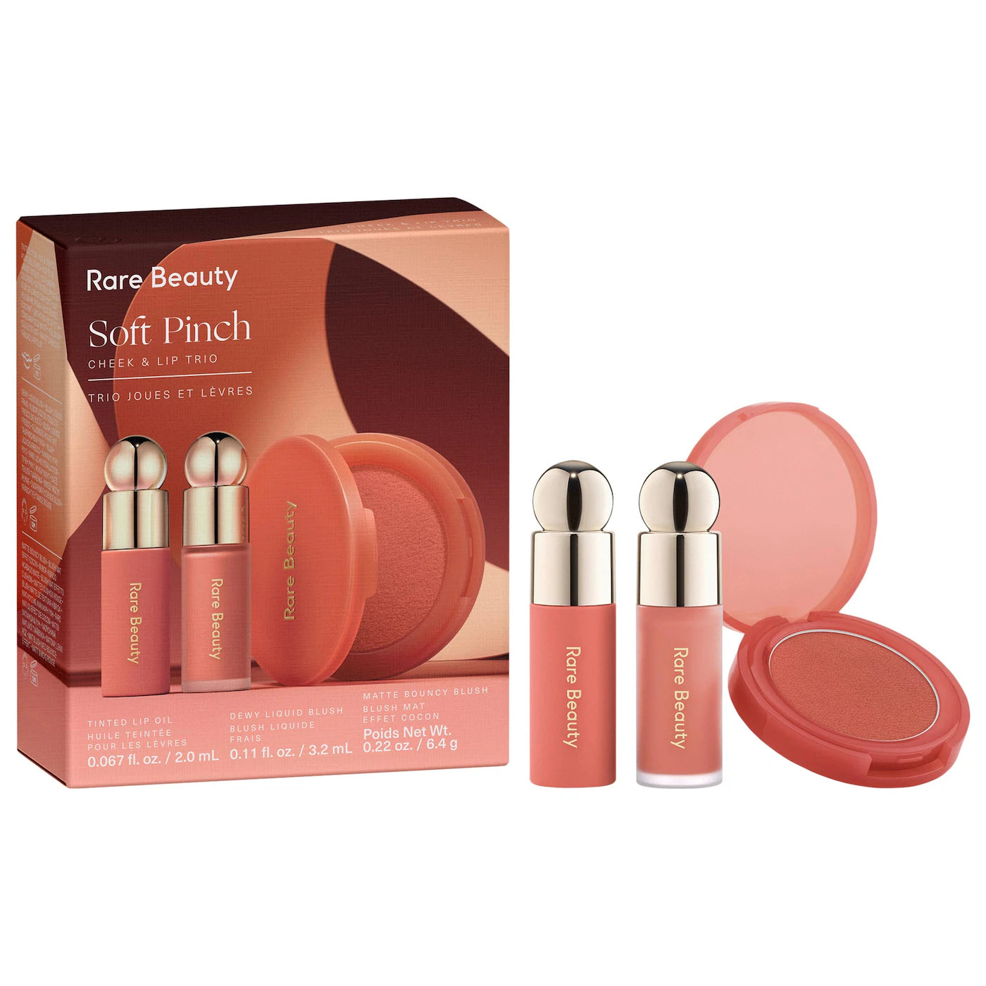 Rare Beauty by Selena Gomez Soft Pinch Cheek &amp; Lip Trio Makeup Gift Set – RARE BEAUTY