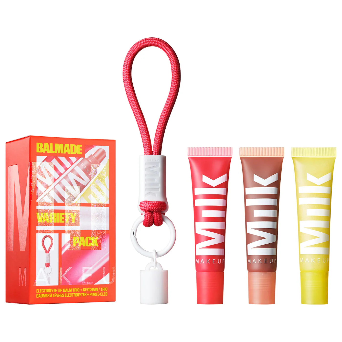 Milk Makeup Balmade Variety Pack Hydrating Lip Balm &amp; Keychain Gift Set – MILK MAKEUP