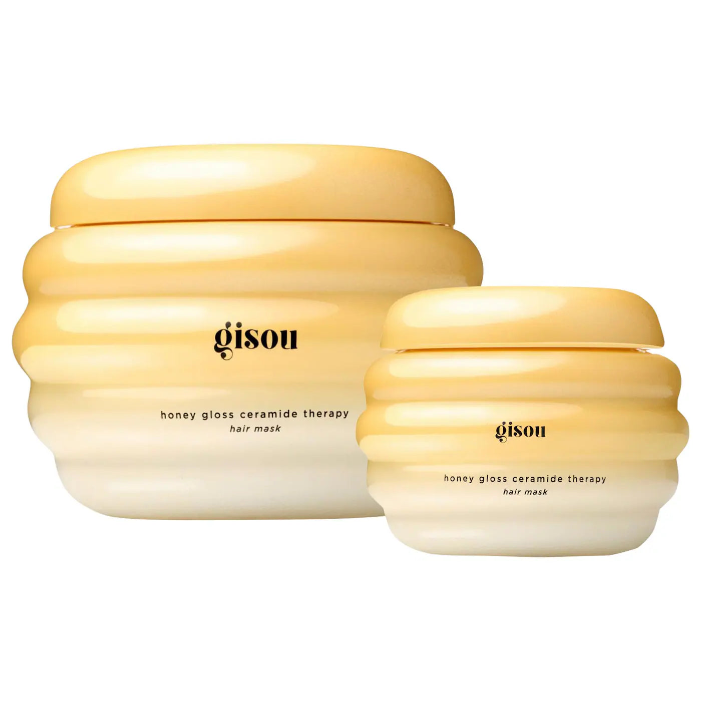 Gisou Honey Gloss Ceramide Therapy Hydrating Hair Mask Duo – GISOU